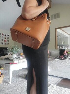 Dooney & Bourke Natural Leather Bucket Bag